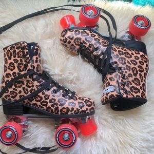 Impala Quad Roller Skates Leopard 8